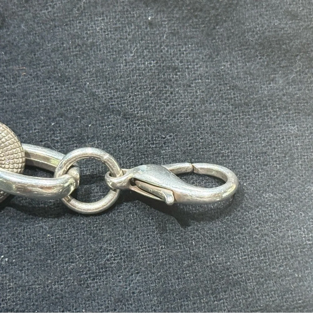 Brighton Vintage Chunky Heart 2 sided bracelet. EUC. - Picture 13 of 15